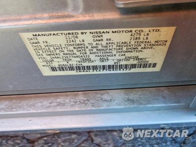 Zdjęcie 13 z 13 samochodu: 2007 NISSAN ALTIMA 2.5 VIN:1N4AL21E77N404322 - miniatura