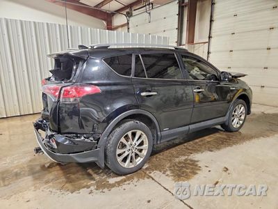 Trzecie zdjęcie samochodu z tyłu: 2018 TOYOTA RAV4 HV LIMITED VIN:JTMDJREV7JD180076 - miniatura
