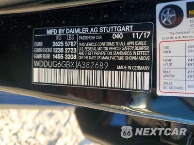 Zdjęcie 12 z 12 samochodu: 2018 MERCEDES-BENZ S 450 VIN:WDDUG6GBXJA382689 - miniatura