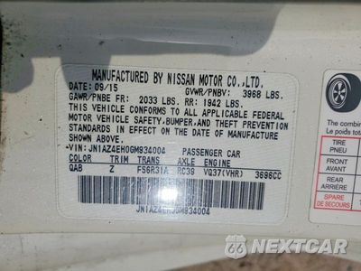 Zdjęcie 13 z 13 samochodu: 2016 NISSAN 370Z NISMO TECH VIN:JN1AZ4EH0GM934004 - miniatura