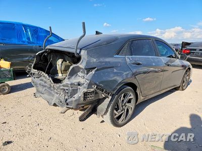 Trzecie zdjęcie samochodu z tyłu: 2024 HYUNDAI ELANTRA LIMITED VIN:KMHLP4DG8RU700826 - miniatura