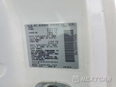 Zdjęcie 12 z 12 samochodu: 2017 NISSAN NV200 S VIN:3N6CM0KN5HK705226 - miniatura