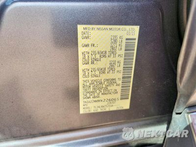 Zdjęcie 12 z 12 samochodu: 2015 NISSAN MURANO SL VIN:5N1AZ2MH9FN226065 - miniatura