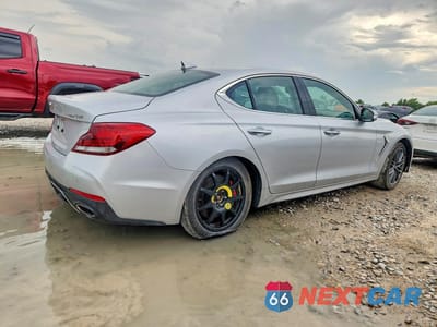 Trzecie zdjęcie samochodu z tyłu: 2019 GENESIS G70 ELITE VIN:KMTG74LE6KU023563 - miniatura
