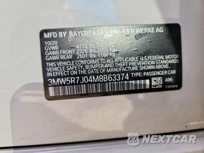 Zdjęcie 12 z 12 samochodu: 2021 BMW 330XI VIN:3MW5R7J04M8B63374 - miniatura