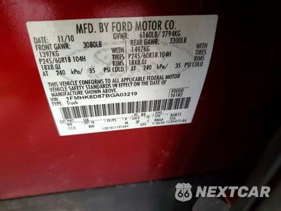 Zdjęcie 13 z 13 samochodu: 2011 FORD EXPLORER XLT VIN:1FMHK8D87BGA03219 - miniatura