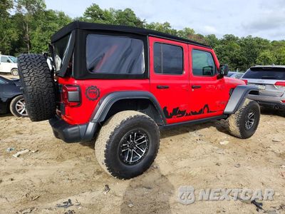 Trzecie zdjęcie samochodu z tyłu: 2024 JEEP WRANGLER RUBICON VIN:1C4RJXFG9RW278195 - miniatura
