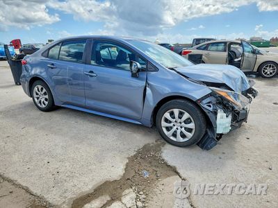 Czwarte zdjęcie samochodu z boku: 2022 TOYOTA COROLLA LE VIN:5YFEPMAE0NP327689 - miniatura