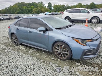 Czwarte zdjęcie samochodu z boku: 2021 TOYOTA COROLLA SE VIN:5YFS4MCE6MP062879 - miniatura