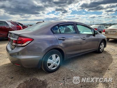 Trzecie zdjęcie samochodu z tyłu: 2014 HONDA CIVIC LX VIN:19XFB2F54EE045556 - miniatura