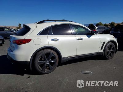 Trzecie zdjęcie samochodu z tyłu: 2017 INFINITI QX70 BASE VIN:JN8CS1MU8HM141997 - miniatura