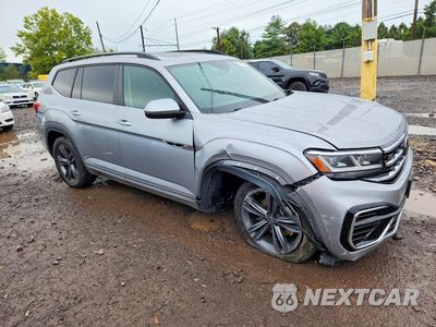 Czwarte zdjęcie samochodu z boku: 2021 VOLKSWAGEN ATLAS SE VIN:1V2RR2CA1MC575398 - miniatura