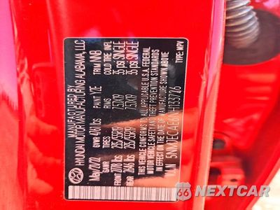Zdjęcie 12 z 12 samochodu: 2022 HYUNDAI TUCSON LIMITED VIN:5NMJECAE6NH133726 - miniatura