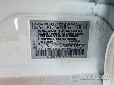 Zdjęcie 13 z 13 samochodu: 2024 NISSAN SENTRA S VIN:3N1AB8BV8RY272453 - miniatura