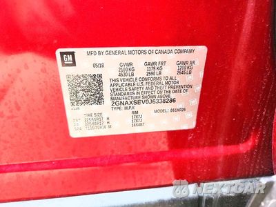 Zdjęcie 14 z 14 samochodu: 2018 CHEVROLET EQUINOX LT VIN:2GNAXSEV0J6338286 - miniatura