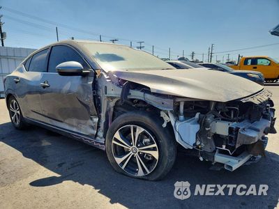 Czwarte zdjęcie samochodu z boku: 2022 NISSAN SENTRA SV VIN:3N1AB8CVXNY241861 - miniatura