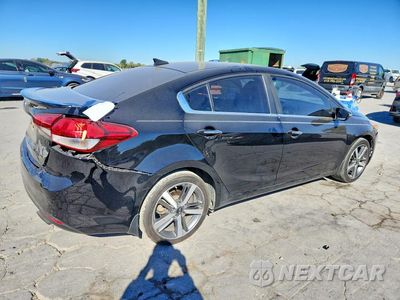 Trzecie zdjęcie samochodu z tyłu: 2017 KIA FORTE EX VIN:3KPFL4A81HE087620 - miniatura