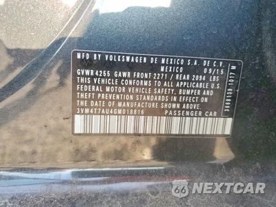 Zdjęcie 12 z 12 samochodu: 2016 VOLKSWAGEN GTI S/SE VIN:3VW4T7AU4GM018816 - miniatura