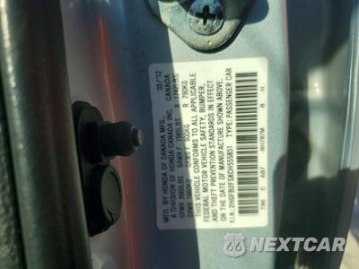 Zdjęcie 13 z 13 samochodu: 2012 HONDA CIVIC LX VIN:2HGFB2F5XCH555851 - miniatura
