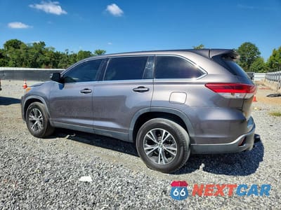 Drugie zdjęcie samochodu z przodu: 2019 TOYOTA HIGHLANDER LE PLUS VIN:5TDZZRFH0KS361596 - miniatura