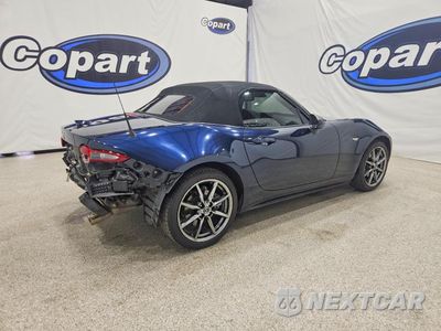 Trzecie zdjęcie samochodu z tyłu: 2021 MAZDA MX-5 MIATA SPT VIN:JM1NDAD74M0454636 - miniatura