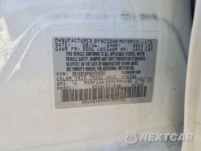 Zdjęcie 12 z 12 samochodu: 2016 NISSAN SENTRA SV VIN:3N1AB7AP4GY324526 - miniatura