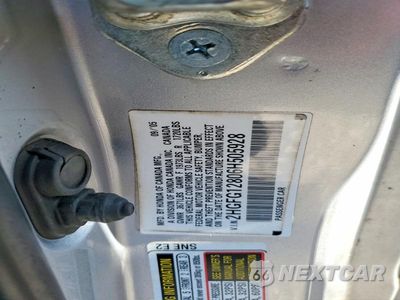 Zdjęcie 12 z 12 samochodu: 2006 HONDA CIVIC EX VIN:2HGFG12806H505928 - miniatura
