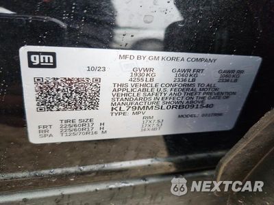 Zdjęcie 12 z 12 samochodu: 2024 CHEVROLET TRAILBLAZER LS VIN:KL79MMSL0RB091540 - miniatura