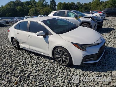 Czwarte zdjęcie samochodu z boku: 2021 TOYOTA COROLLA SE VIN:5YFS4MCE3MP060202 - miniatura