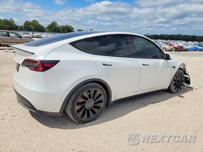 Trzecie zdjęcie samochodu z tyłu: 2022 TESLA MODEL Y VIN:7SAYGDEF7NF319474 - miniatura