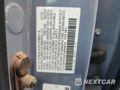 Zdjęcie 13 z 13 samochodu: 2022 HONDA PILOT SE VIN:5FNYF6H21NB068732 - miniatura