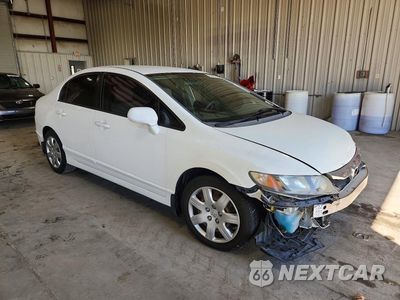 Czwarte zdjęcie samochodu z boku: 2009 HONDA CIVIC LX VIN:2HGFA16599H336840 - miniatura