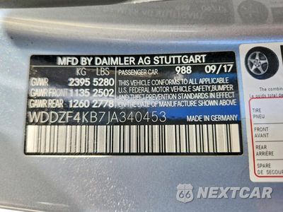 Zdjęcie 13 z 13 samochodu: 2018 MERCEDES-BENZ E 300 4MATIC VIN:WDDZF4KB7JA340453 - miniatura