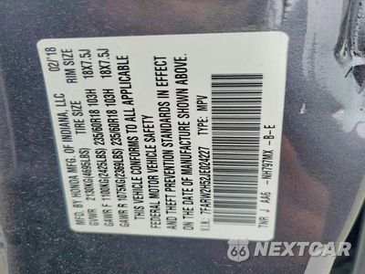 Zdjęcie 13 z 13 samochodu: 2018 HONDA CR-V EX VIN:7FARW2H52JE024227 - miniatura
