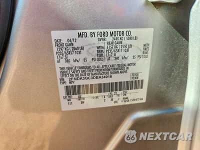 Zdjęcie 13 z 13 samochodu: 2013 FORD EDGE SE VIN:2FMDK3GC3DBA34916 - miniatura