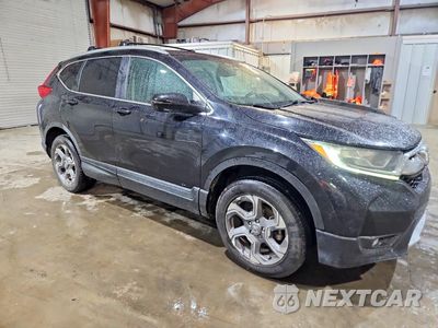 Czwarte zdjęcie samochodu z boku: 2018 HONDA CR-V EXL VIN:7FARW2H81JE044446 - miniatura