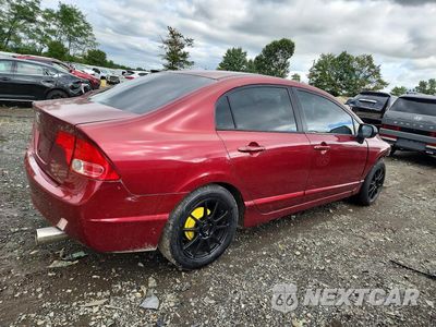 Trzecie zdjęcie samochodu z tyłu: 2006 HONDA CIVIC LX VIN:1HGFA165X6L146883 - miniatura