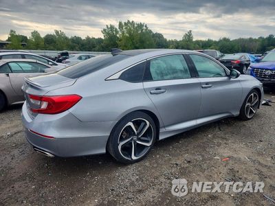Trzecie zdjęcie samochodu z tyłu: 2020 HONDA ACCORD SPORT VIN:1HGCV1F39LA156754 - miniatura