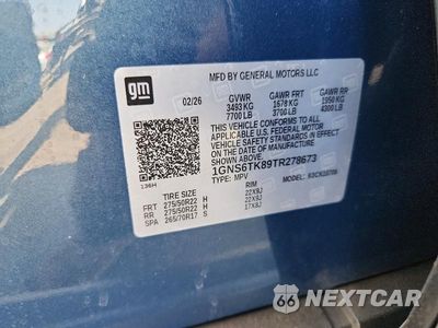Zdjęcie 14 z 14 samochodu: 2026 CHEVROLET TAHOE K1500 HIGH COUNTRY VIN:1GNS6TK89TR278673 - miniatura
