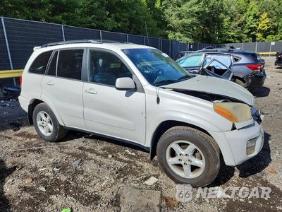 Czwarte zdjęcie samochodu z boku: 2002 TOYOTA RAV4 BASE VIN:JTEHH20V520133595 - miniatura