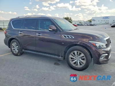 Czwarte zdjęcie samochodu z boku: 2017 INFINITI QX80 BASE VIN:JN8AZ2NF8H9643680 - miniatura