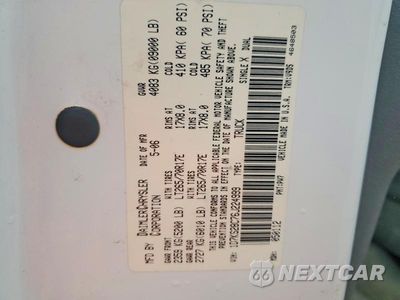 Zdjęcie 12 z 12 samochodu: 2006 DODGE RAM 2500 ST VIN:1D7KS28C76J224999 - miniatura