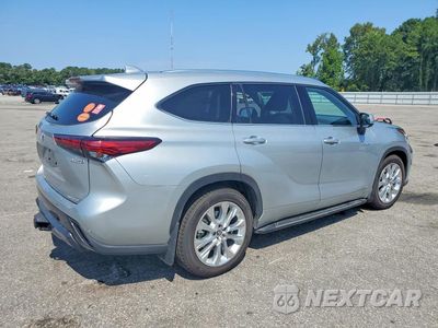 Trzecie zdjęcie samochodu z tyłu: 2021 TOYOTA HIGHLANDER HYBRID LIMITED VIN:5TDXBRCH7MS520049 - miniatura
