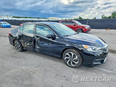 Czwarte zdjęcie samochodu z boku: 2016 HONDA ACCORD EXL VIN:1HGCR2F88GA000233 - miniatura