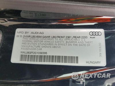 Zdjęcie 13 z 13 samochodu: 2016 AUDI A3 PREMIUM PLUS S-LINE VIN:WAUJ8GFF2G1038395 - miniatura