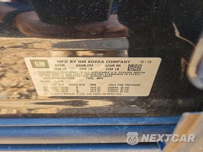 Zdjęcie 12 z 12 samochodu: 2020 CHEVROLET TRAX LS VIN:KL7CJKSB6LB075800 - miniatura