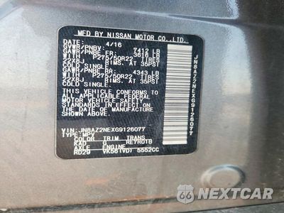 Zdjęcie 14 z 14 samochodu: 2016 INFINITI QX80 BASE VIN:JN8AZ2NEXG9126077 - miniatura