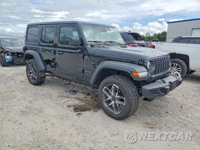 Czwarte zdjęcie samochodu z boku: 2025 JEEP WRANGLER SPORT 4XE VIN:1C4RJXN65SW591209 - miniatura