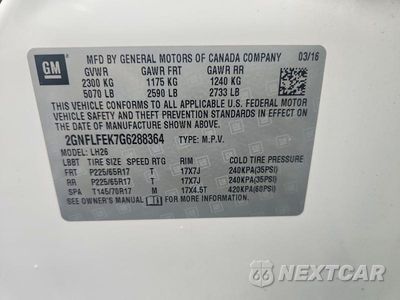 Zdjęcie 13 z 13 samochodu: 2016 CHEVROLET EQUINOX LT VIN:2GNFLFEK7G6288364 - miniatura