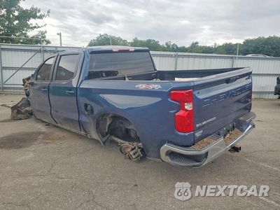 Drugie zdjęcie samochodu z przodu: 2022 CHEVROLET SILVERADO K1500 LT-L VIN:3GCPDKEK6NG627880 - miniatura